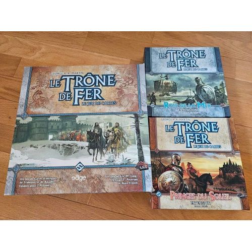Le Trône De Fer (Jce) + 2 Extensions