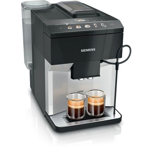 Machine à café tout-automatique Siemens EQ500 TP511R01 Argent naturel, Noir lustré