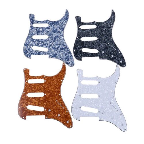 1pc Guitare Pickguard Guitare Électrique Pickguard Plaque À Gratter Pour Strat Stratocaster Noir Instruments & Équipement