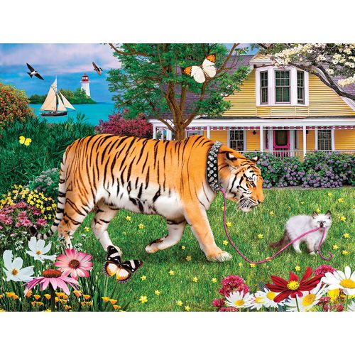 La Promenade Du Tigre - Puzzle 500 Pièces