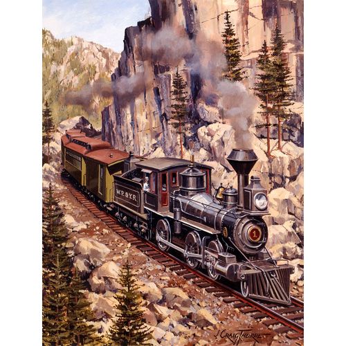Puzzle Pièces Xxl - Virage De La Locomotive - Puzzle 500 Pièces