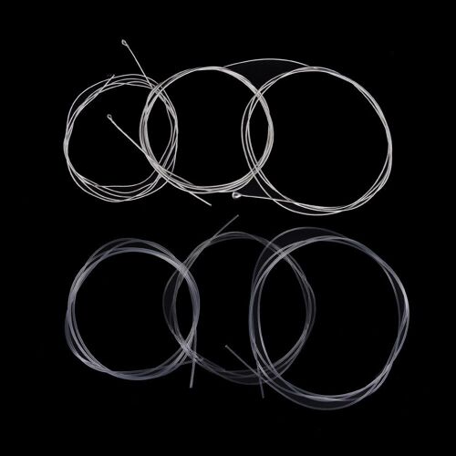 6 pièces cordes de guitare de haute qualité cordes en Nylon argent pour guitare classique 1M 1-6 E B G D A E Guitarra accessoires de basse