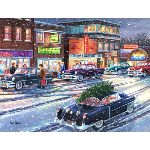 Puzzle Pièces Xxl - Crépuscule Au Centre-Ville - Puzzle 500 Pièces