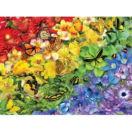 Arc-En-Ciel De Papillons - Puzzle 1000 Pièces