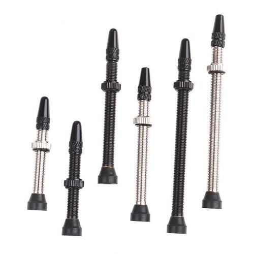 1 Paire 40/60/80mm Amovible Vélo Tubeless Pneu Laiton Noyau Tige Valve