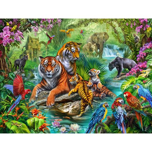 La Jungle Des Tigres - Puzzle 500 Pièces