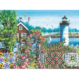 Nene Thomas : Roses D'eté Au Port - Puzzle 1000 Pièces