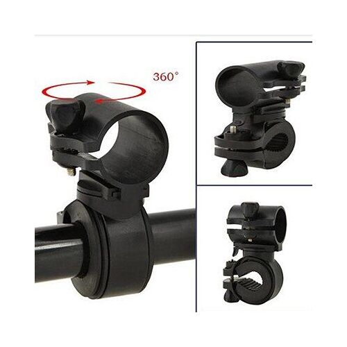 1pc 360 Rotation Torche Led Support Support De Montage Vélo Vélo Lampe De Poche Sport Accessoires Vélo Lumières Support De Montage