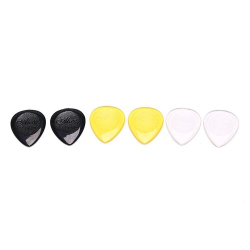 6 pc guitare choisit des choix de guitare durables pour guitare électrique acoustique basse clair Plectrum