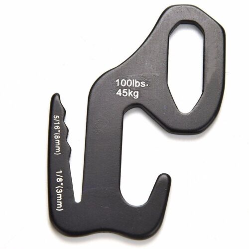 1 Pièces Camping En Plein Air 9 Forme Portable Tente Corde Boucles Extracteur Tendeur Auvent Bouchon Cordon Fixation Outils 2 Tailles