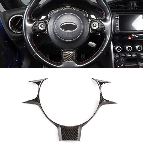 Garniture De Couverture De Panneau De Volant De Voiture Pour Toyota 86 Subaru Brz 2017 ¿ 2021, Accessoires De Voiture (Fiber De Carbone)