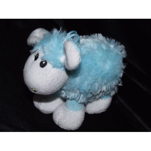Mouton Paul Import Doudou Gmbh Bleu Peluche 15 Cm