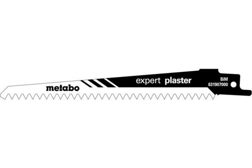 5 lames de scies sabres, placoplâtre, expert, 150 x 1,25 mm Metabo - 631907000