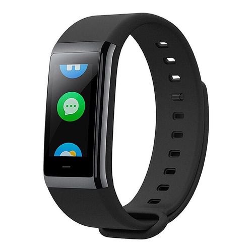 Bracelet Intelligent D'origine Xiaomi Huami Amazfit Cor Midong 5atm Étanche 2.5d Couleur Ips Écran Tactile 316l Cadre En Acier Inoxydable 1,23 Pouces Bluetooth 4.1 [Version Française] - Noir
