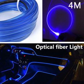 4 Mètres Voiture Intérieur Led Lumières El Fil 12v Onduleur Flexible Froid Néon Ligne Bande Salon Voiture Accessoires