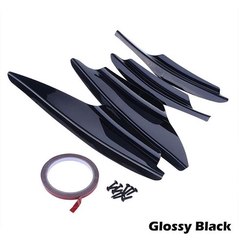 Pare-Chocs Avant Pour Mitsubishi Honda Bba, Kit De Carrosserie, Séparateur Canards Spomicrophone, Accessoires De Voiture Décoratifs Modifiés, 4 Pièces