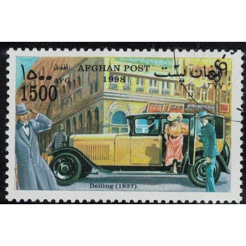 Afghanistan 1998 Oblitéré Used Transports Voiture Delling De 1927 Su