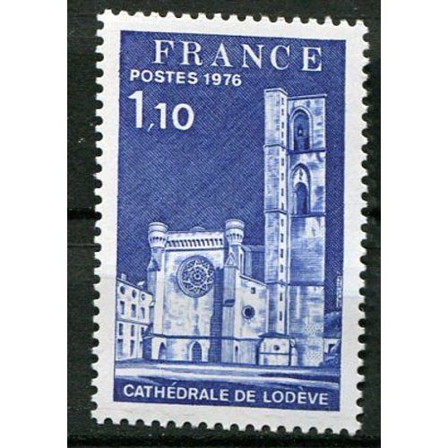 France Année 1976 N° 1902 Neuf** Série Touristique Cathédrale De Lodève