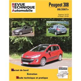 Revue Technique Pour Peugeot 308etsw 09-2007 Et Après, Essence 1.6 Et 1.6hdi
