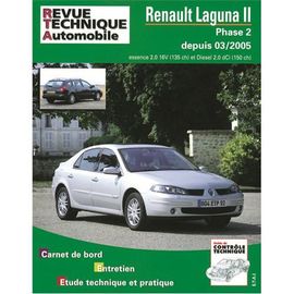 Revue Technique Pour Renault Laguna Ii Phase 2.2.0 16v-2.0dci 03-2005