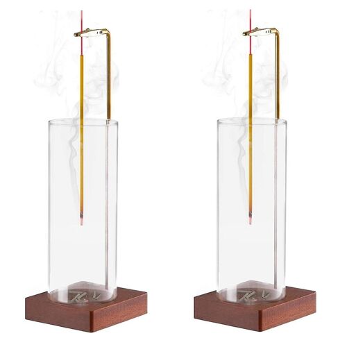 2PCS Incense Holder Yoga Timer Aromatherapy Stand Incense Anti-Ash Flying Incense Burner for Sticks