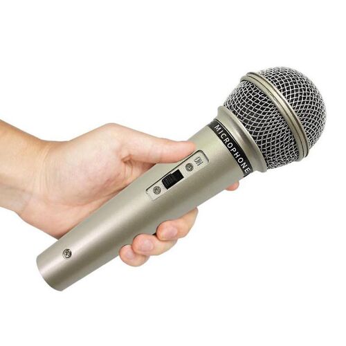 Microphone Professionnel Dynamique Filaire Microphone Chant Scène Maison Karaoké Ordinateur Haut-Parleur Microp