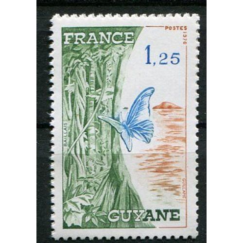 France Année 1976 N° 1865a Neuf**Série Touristique La Guyane