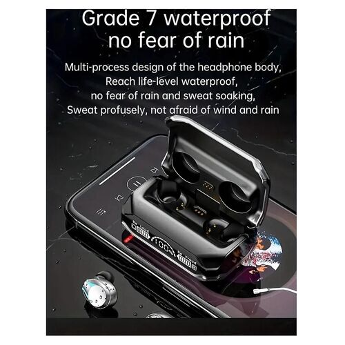 M41 TWS Wireless Bluetooth Headset V5.3 Noise Reduction Earphones Touch Control Sound Stereo Earbud