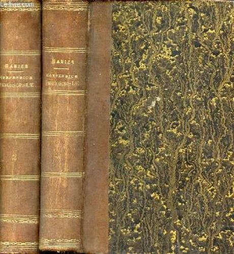 Compendium Philosophiae Ad Usum Seminariorium - Tomus Secundus + Tomus Tertius - Editio Septima.