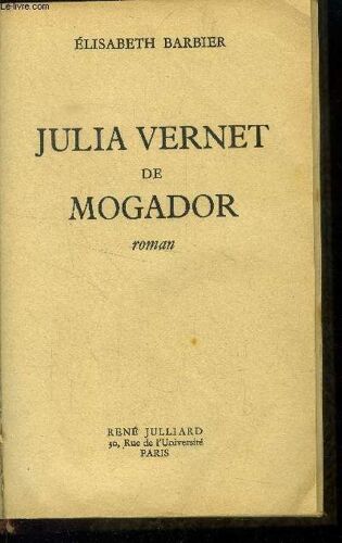 Julia Vernet De Mogador