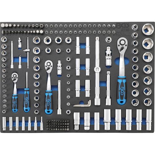 INSERT DE SERVANTE 3/3 BGS TECHNIC CLES A DOUILLES ET CLIQUET COMPLET