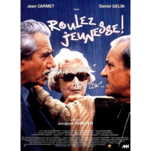 Roulez Jeunesse - Véritable Affiche De Cinéma Pliée - Format 120x160 Cm - De Jacques Fansten Avec Jean Carmet, Daniel Gélin, Grégoire Colin, Sarah Bertrand, Jacques Bonnaffé - 1993