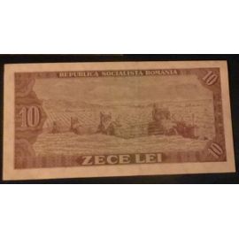 Roumanie = Billet De Banque De Collection De 10 Lei, Année 1966. N° De Série : H.0067 630112 - Pick : 94a .