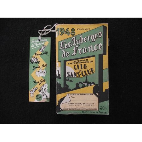 Les Auberges De France. 1947