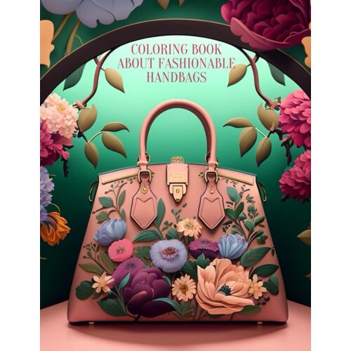Coloring Book About Fashionable Handbags