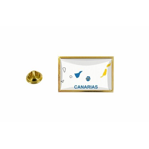 Pins Pin Badge Pin's Drapeau Pays Carte Espagne Province Canaries Canarias