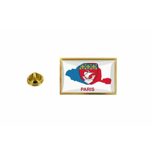 Pins Pin Badge Pin's Drapeau Pays Carte Departement Paris Ile De France R2