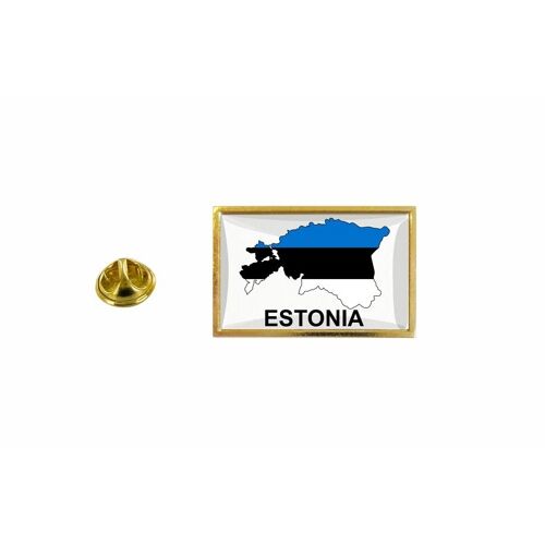 Pins Pin Badge Pin's Drapeau Pays Carte Est Estonie