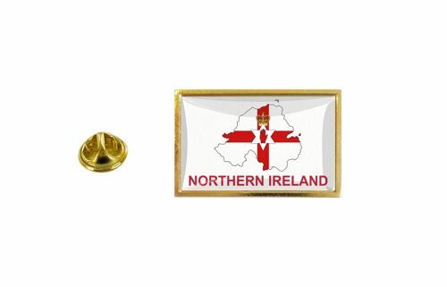 Pins Pin Badge Pin's Drapeau Pays Carte Nir Irlande Du Nord