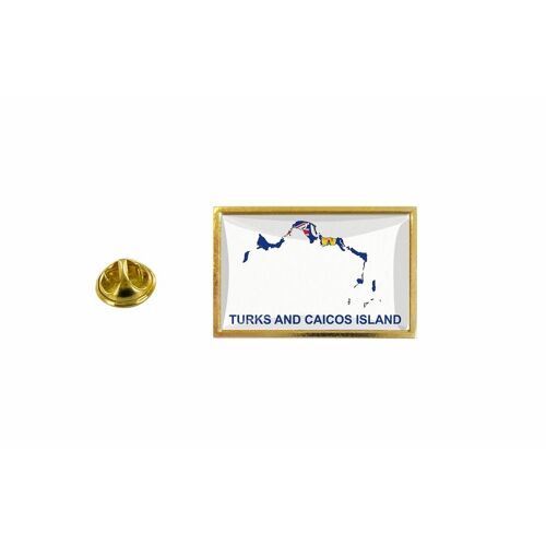 Pins Pin Badge Pin's Drapeau Pays Carte Tc Turks Caicos