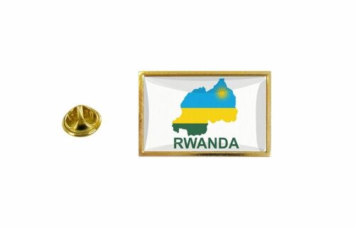 Pins Pin Badge Pin's Drapeau Pays Carte Rwa Rwanda