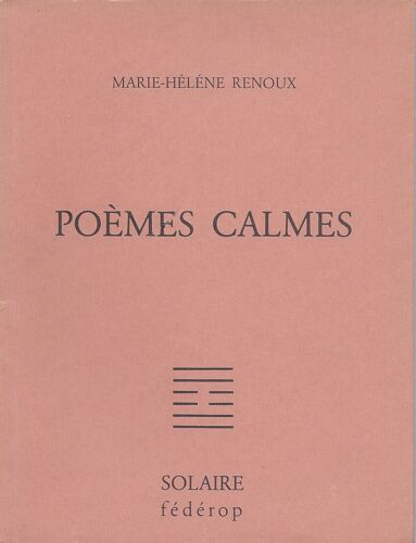 Poèmes Calmes