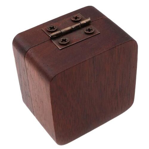 Boîte De Rangement De Médiator En Noyer, Peut Contenir De Nombreux Médiators, Cadeaux De Guitare, Étui À Médiators, Médiators De Guitare Sto