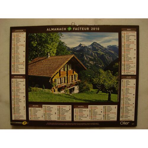 Almanach Du Facteur 2010