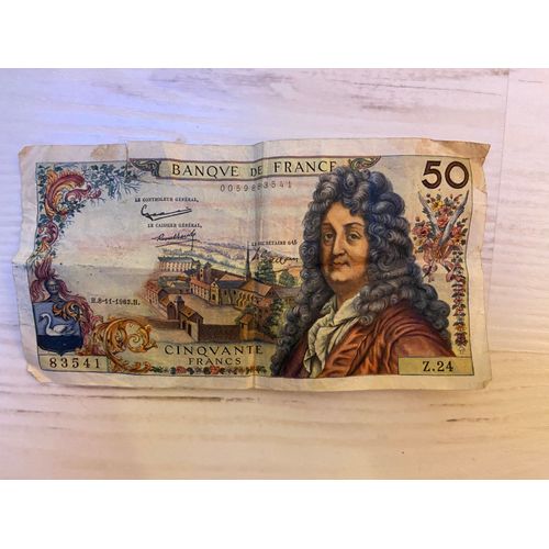 Billet De 50 Francs Racine