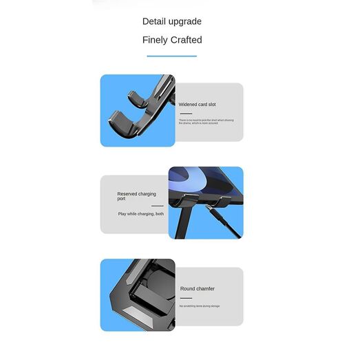 Support De Tablette 360 Pliant Et Levant Support De Base De Dissipation Thermique De Bureau Noir