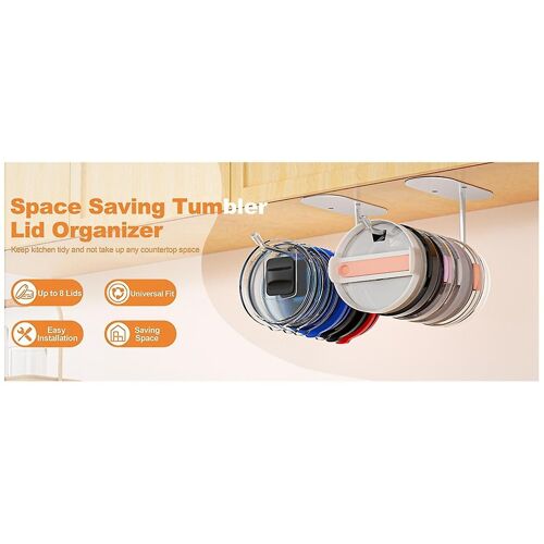 Organisateur De Couvercle De Gobelet, Crochet De Couvercle De Gobelet Peu Encombrant Pour Couvercle De Gobelet/Gobelet Moderne Simple