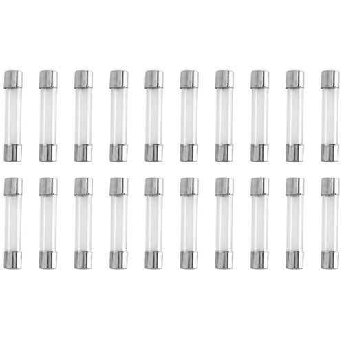 20pcs Fusible Rapide De Tube De Verre Soufflé 8A 8 Ampères 250V 6mm x 30mm