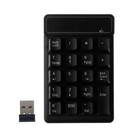 2.4GHz Mini USB sans fil clavier numérique 19 touches pavé numérique récepteur pour Windows XP/7/8 ordinateur portable PC ordinateur accessoires