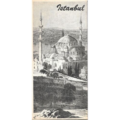 Plan D' Istanbul (Turquie) - 1981 - Carte : Format Fermé : 24,5 X 11,5 Cm / Format Ouvert : 69 X 49 Cm